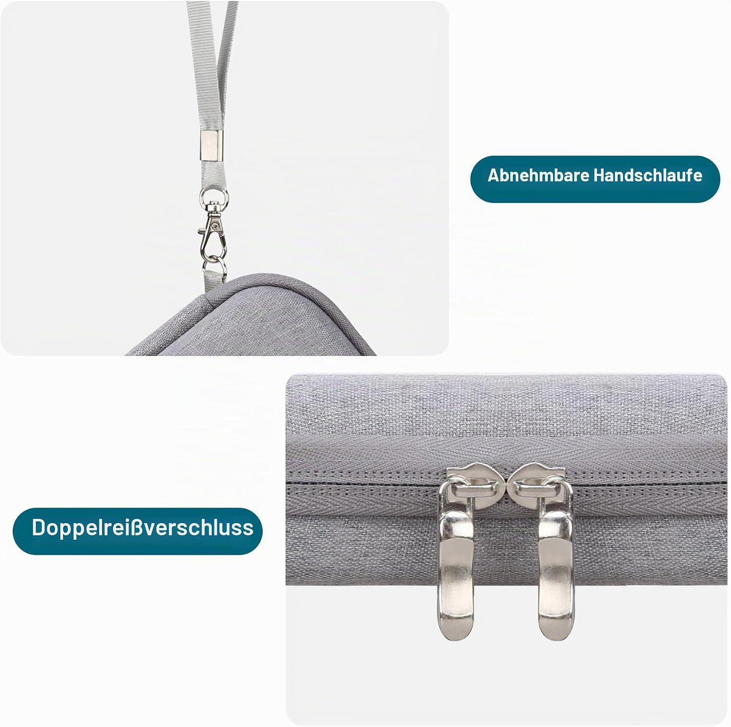 Detalle de Canboc Tragetasche für Kodak PIXPRO FZ55/FZ45/FZ43/FZ53 – EVA-Schutztasche, Grau