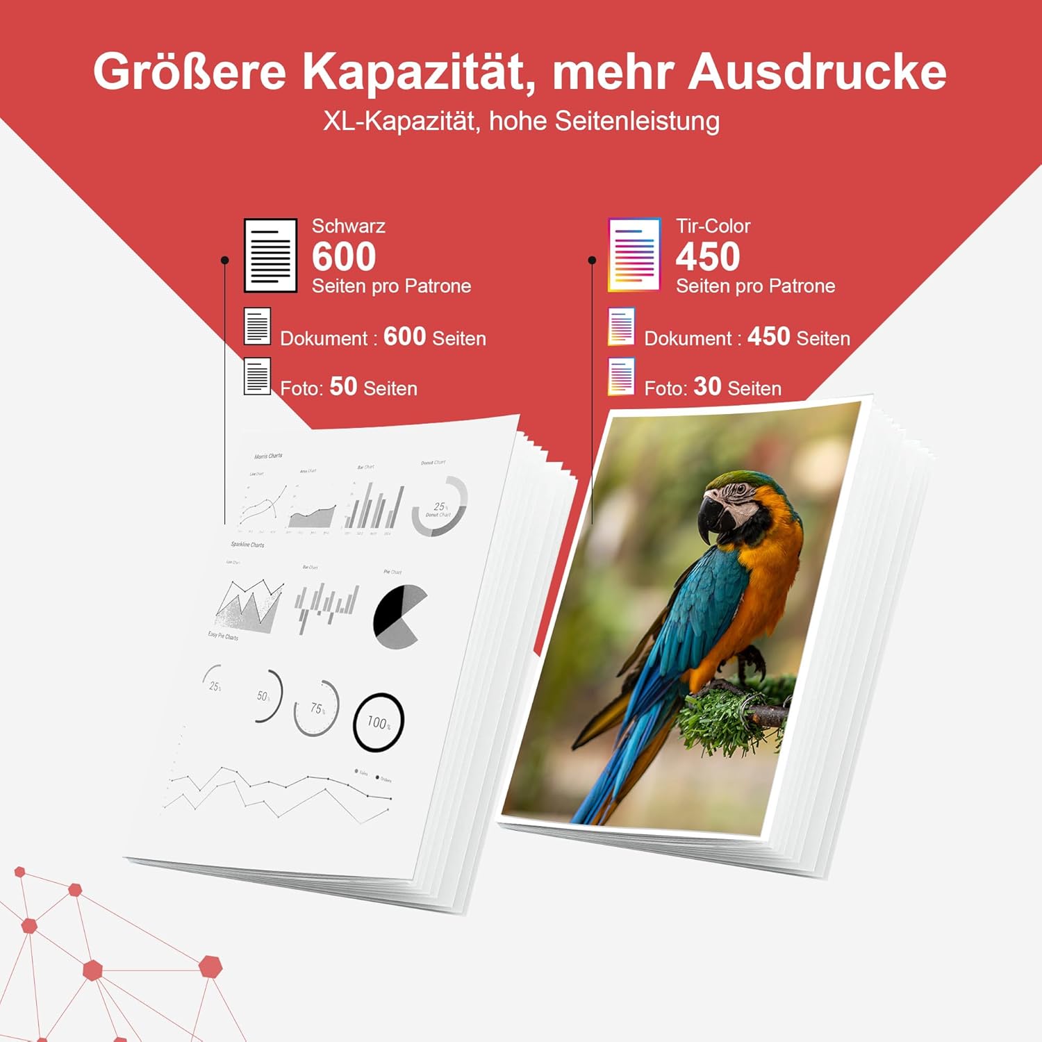 Thumbnail 2 de CanPick 62XL Ersatzpatronen für HP Drucker 🖨
