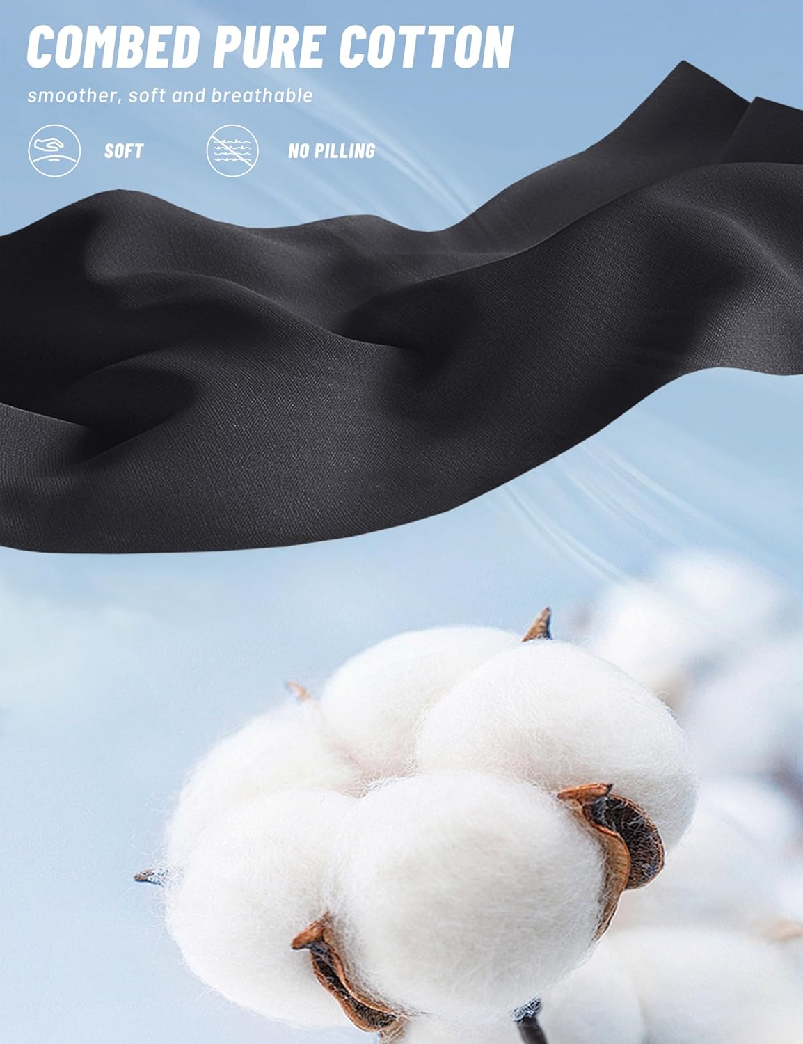 Thumbnail 3 de MAGNIVIT Men's Long Sleeve Henley Shirt 2025