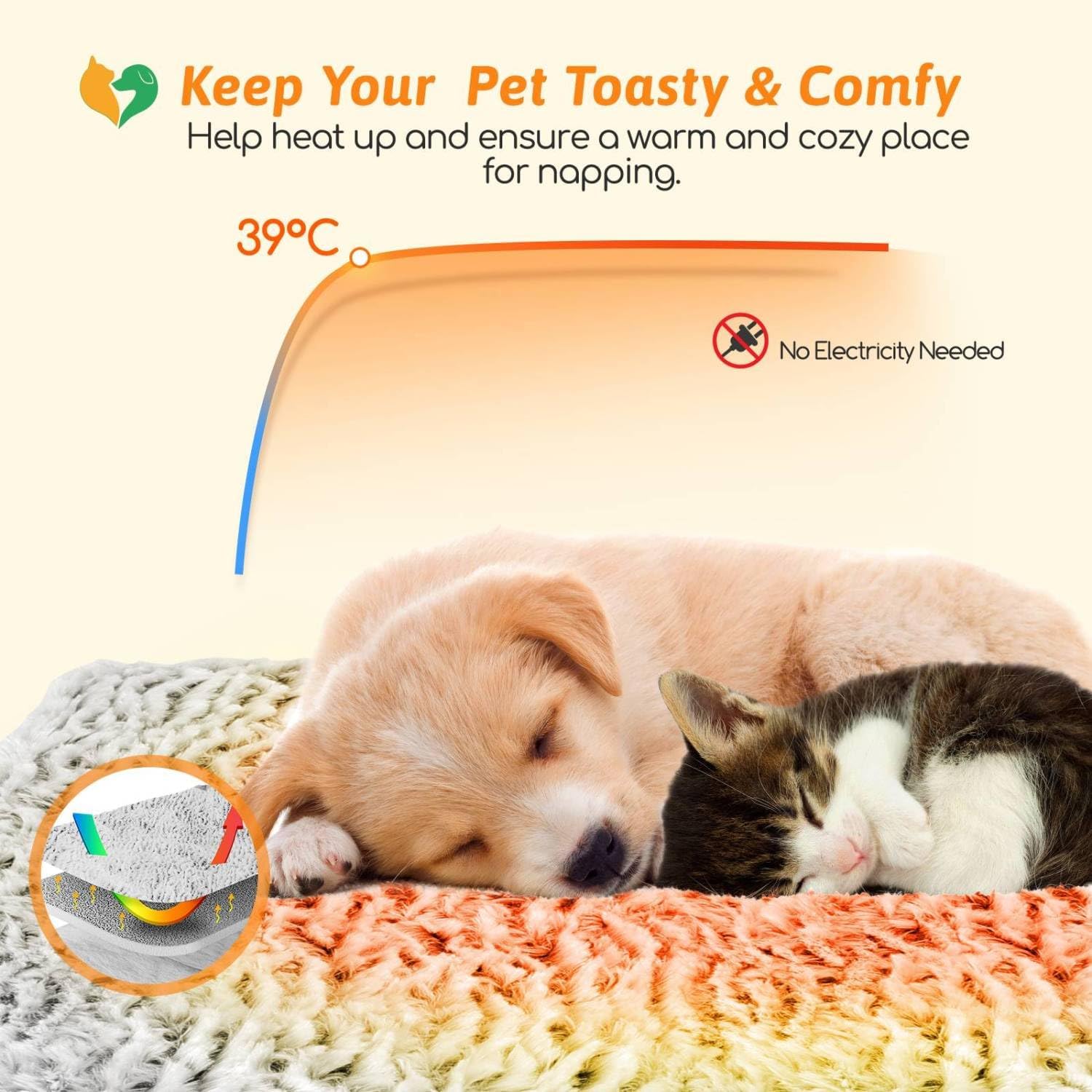 Thumbnail 2 de Nobleza Tappetino Riscaldante 50x40cm