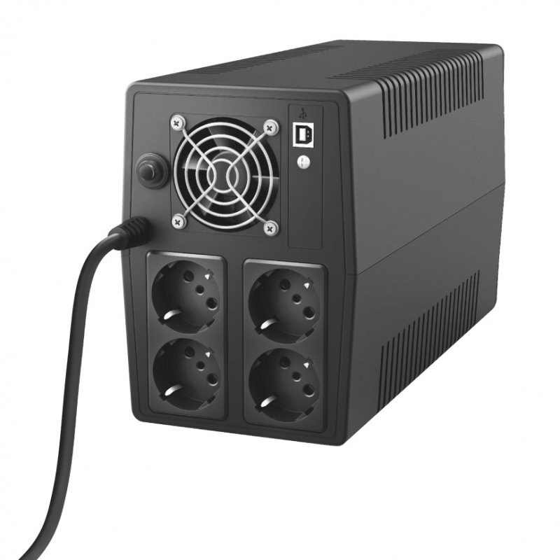 Thumbnail 3 de Trust Paxxon SAI 1500VA 900W Schuko: batería de respaldo para tus dispositivos