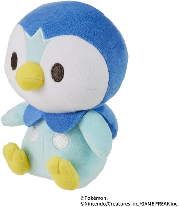 Detalle 2 de セキグチ 666386 ポケットモンスター モンポケ ポッチャマ 洗えるぬいぐるみ ポリエステル製