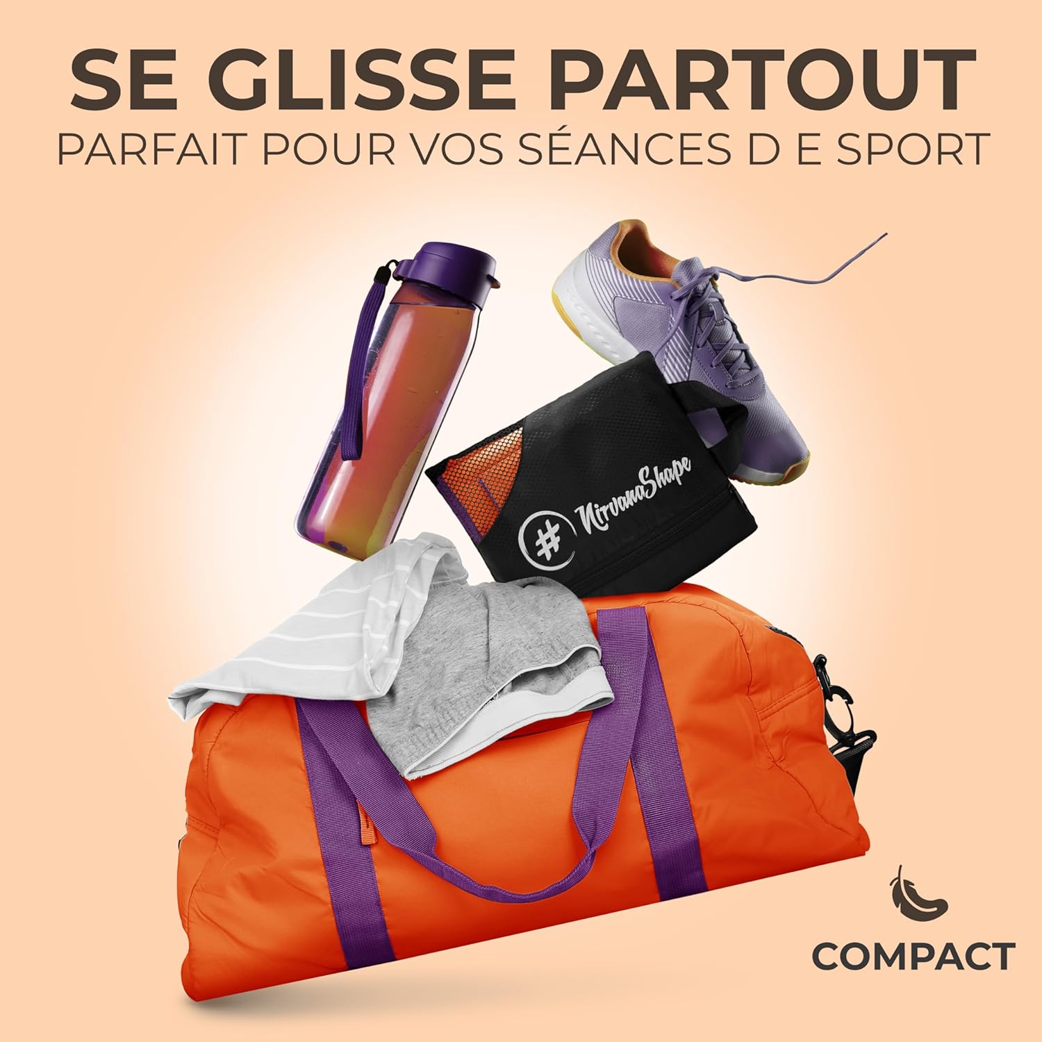 Thumbnail 2 de NirvanaShape Serviettes Microfibre : absorbantes, sèchent vite et ultra-compacts pour sport et voyage