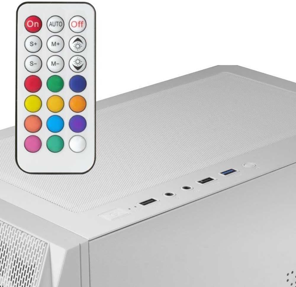 Detalle de Mars Gaming MC-KX: torre gaming E-ATX premium con 5 ventole ARGB e sistema CPU FREEZER
