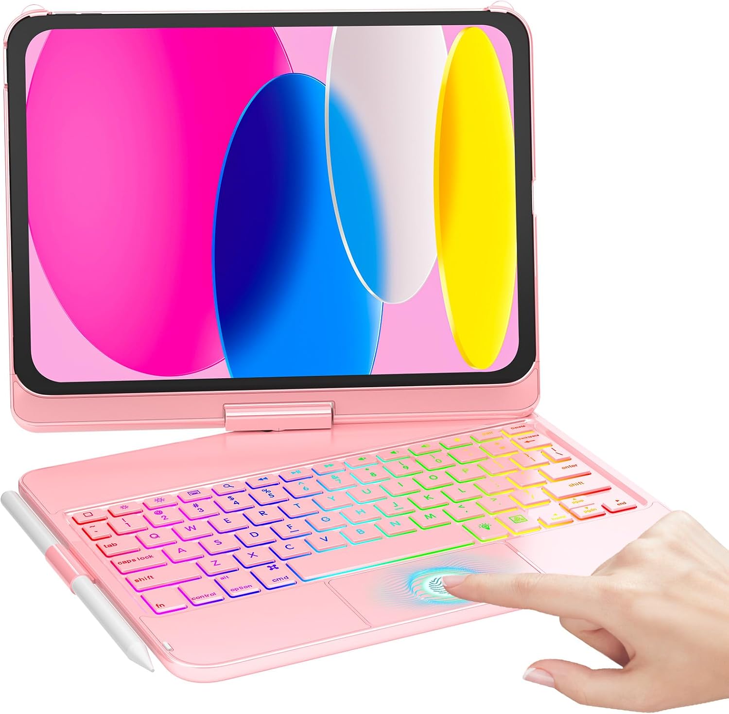 Detalle de MMK Keyboard Case for iPad A16 11th Gen 11in, backlit keyboard