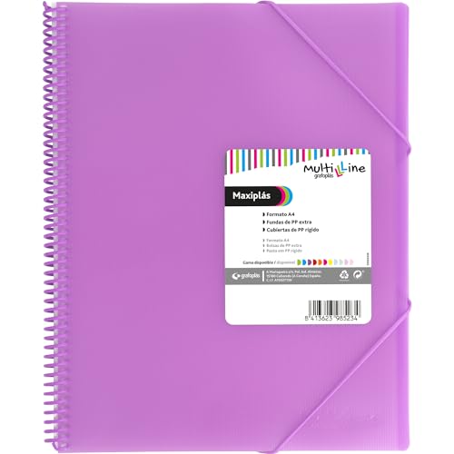 Detalle de Grafoplas Carpeta Maxiplás Multiline 40 forros