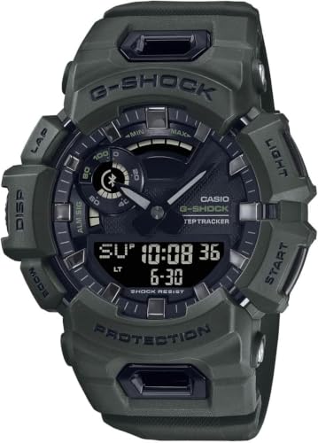 Detalle de Casio G-Shock G-SQUAD GBA-900UU-3AER, montre à alarme vert olive