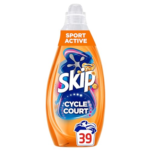 Detalle de Skip Lessive Liquide Cycle Court Intensité Max Sport Active, 39 Lavages