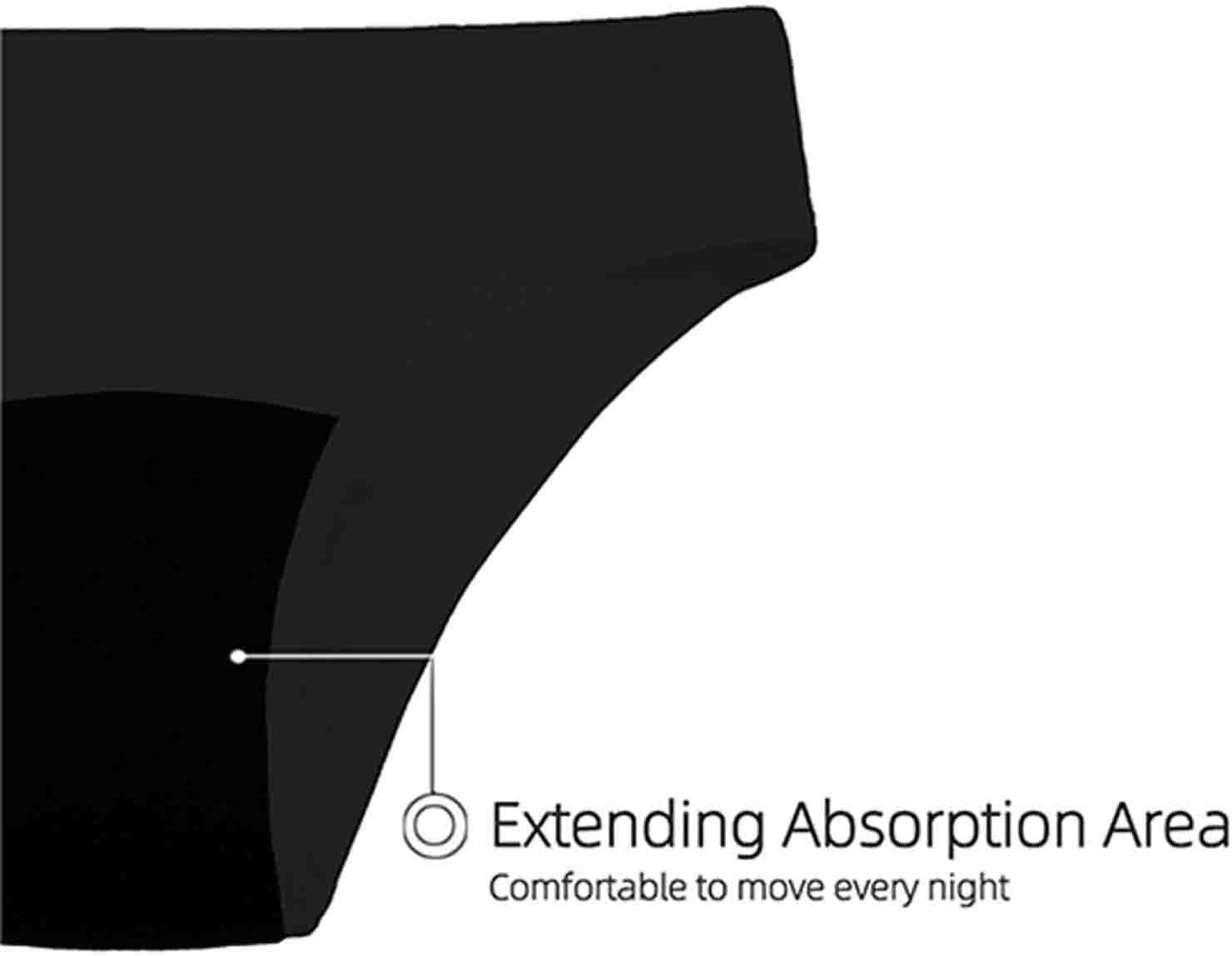 Detalle de riou Maillot de bain menstruel femme et fille – bikini hypoallergénique et imperméable, bas absorbant en V-Shape