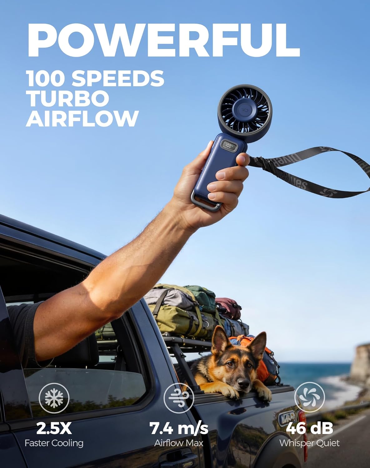 Detalle 2 de Diveblues Portable Turbo Fan 3-in-1