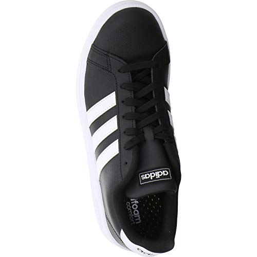 Detalle de Adidas Grand Court F36393 Herren Sneaker – Schwarz, EU 49 1/3