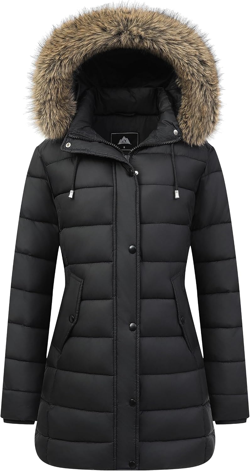 Detalle de Women's Winter Thickened Down Jacket Long Puffer Coat