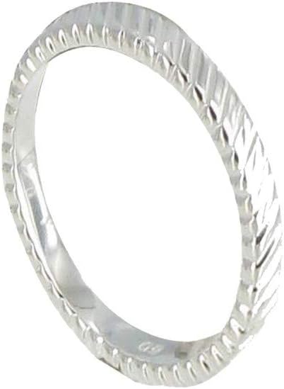 Thumbnail 1 de Bague Anneau Argent 925 Zébrée — LES POULETTES BIJOUX