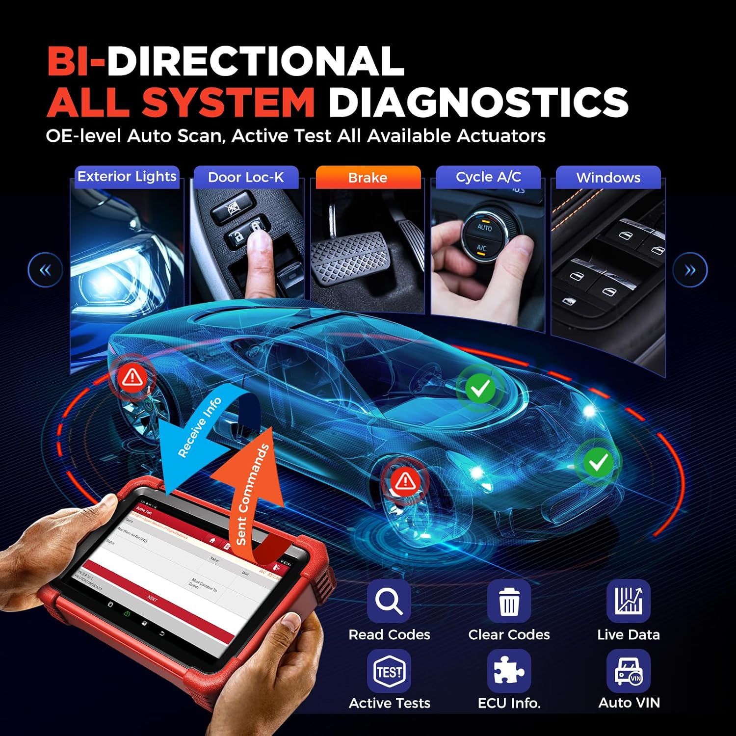 Thumbnail 4 de LAUNCH X431 CRP919XBT OBD2 scanner