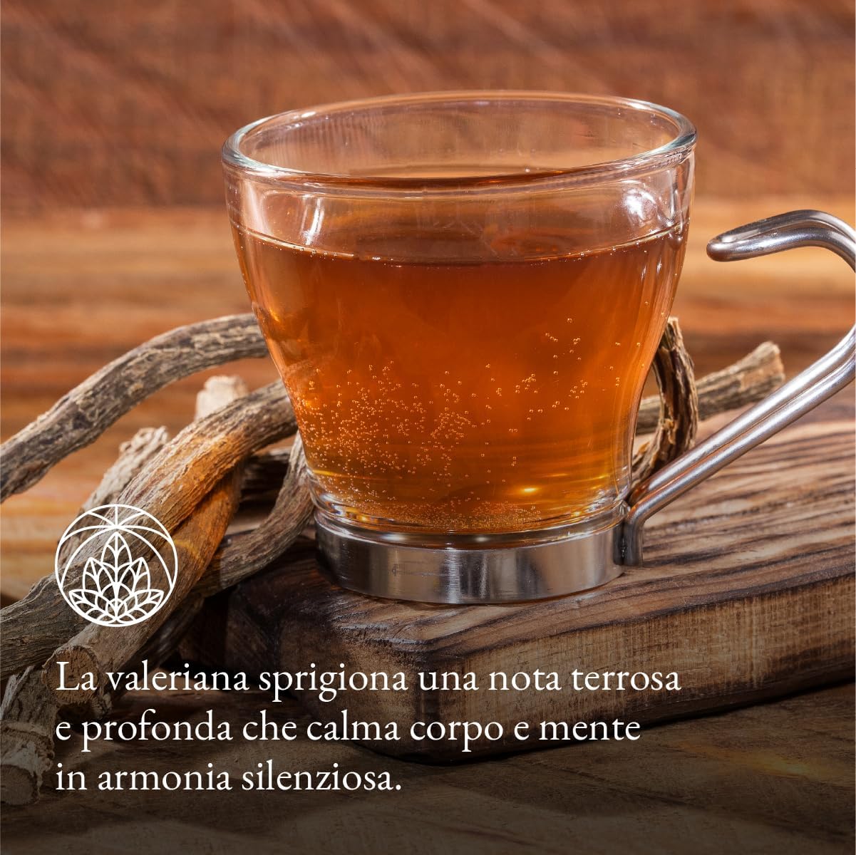 Detalle 2 de Tisana alla radice di valeriana Monte Nativo (200 g) – Valeriana officinalis, puro e delicato