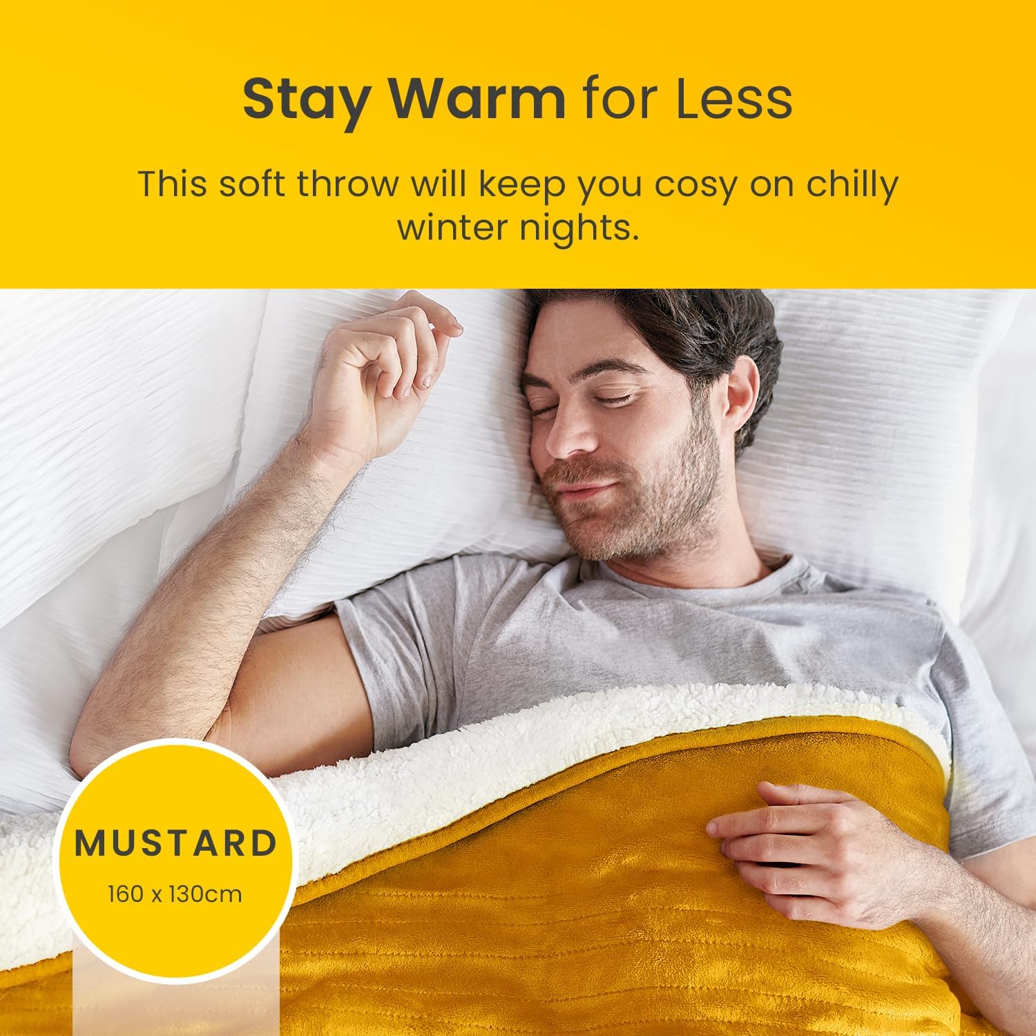 Detalle 2 de Cosi Home Luxury Heated Throw 10-settings