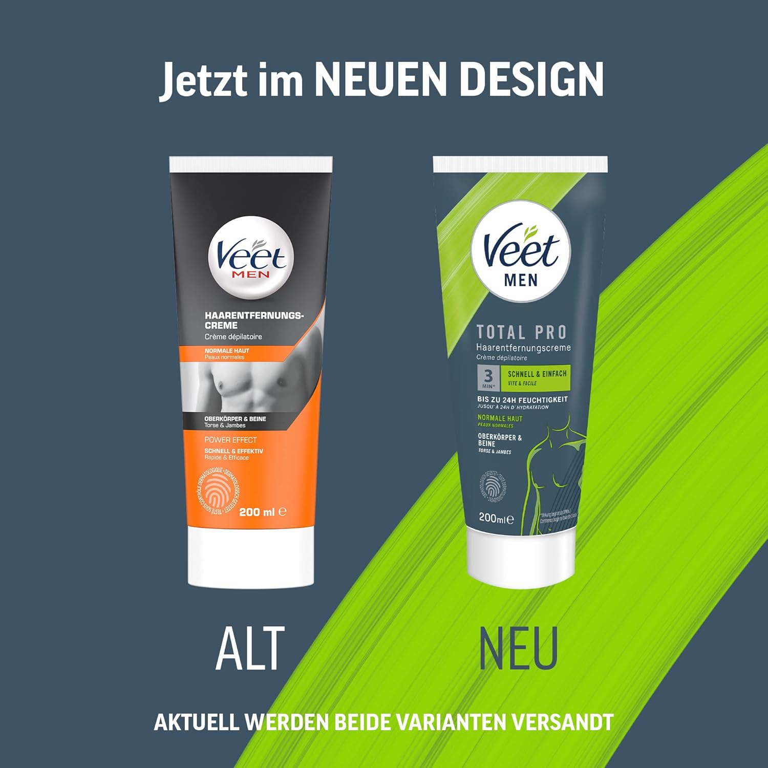 Detalle 2 de Veet Men Haarentfernungscreme 2x200 ml