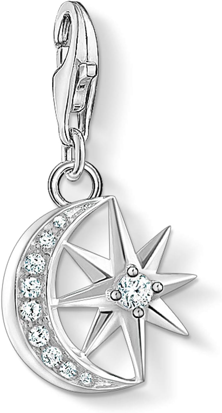 Thumbnail 5 de THOMAS SABO Charm-Anhänger Stern & Mond (Charm Club) aus 925 Sterling Silber – 1794-051-14