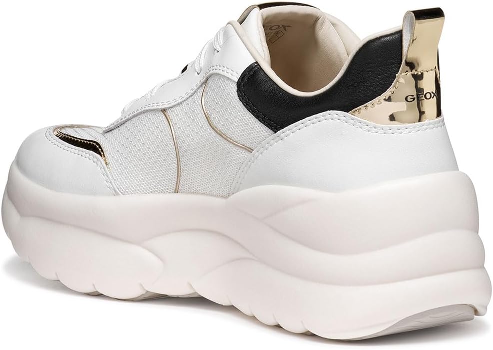 Detalle de Geox D Xtors B, Scarpe da Ginnastica Donna – stile e traspirabilità per l’uso quotidiano