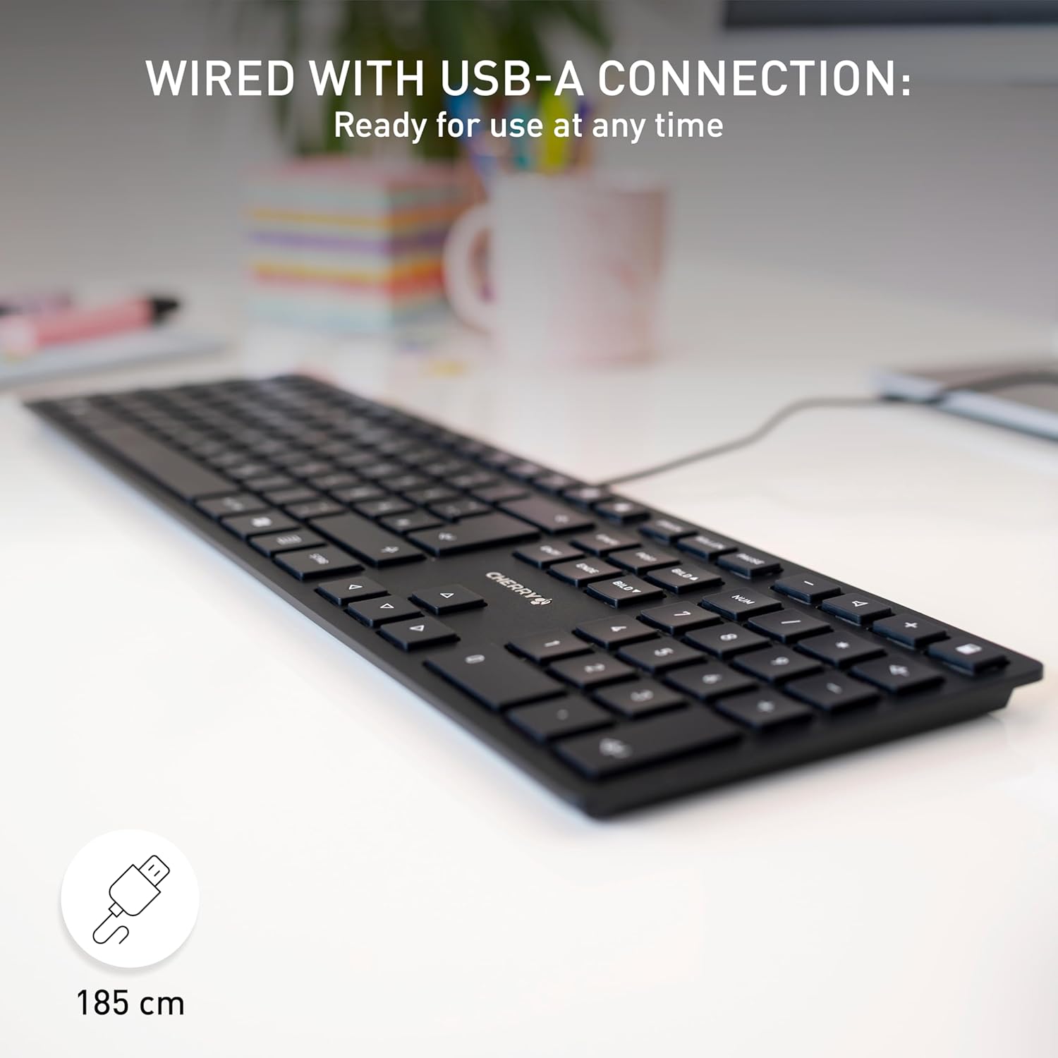 Thumbnail 2 de Cherry KC 6000 Slim Keyboard UK Layout