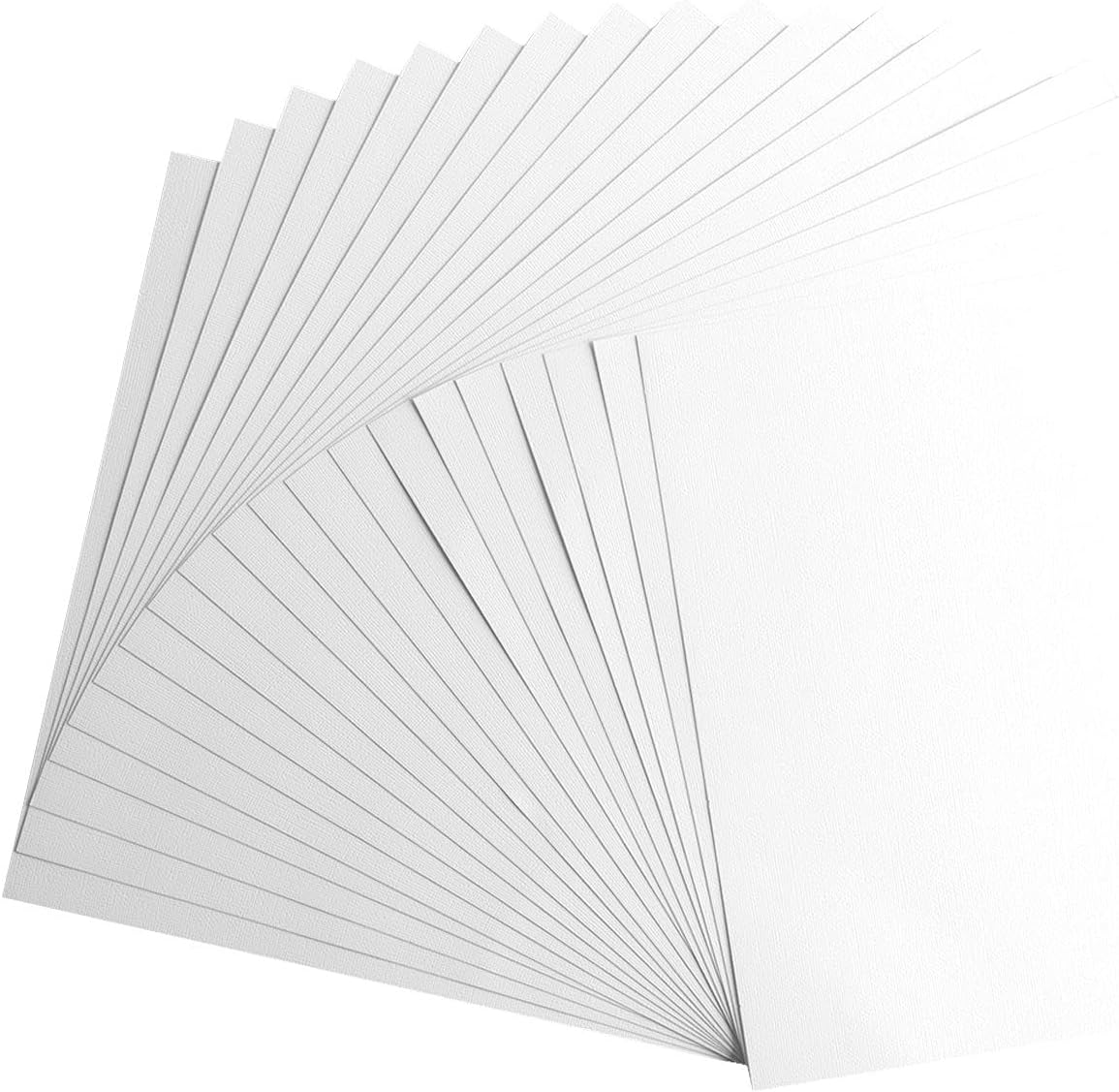 Thumbnail 2 de Cartoncino Florence Testurizzata — 20 fogli, 30,5 x 30,5 cm, Bianco, 216 gsm