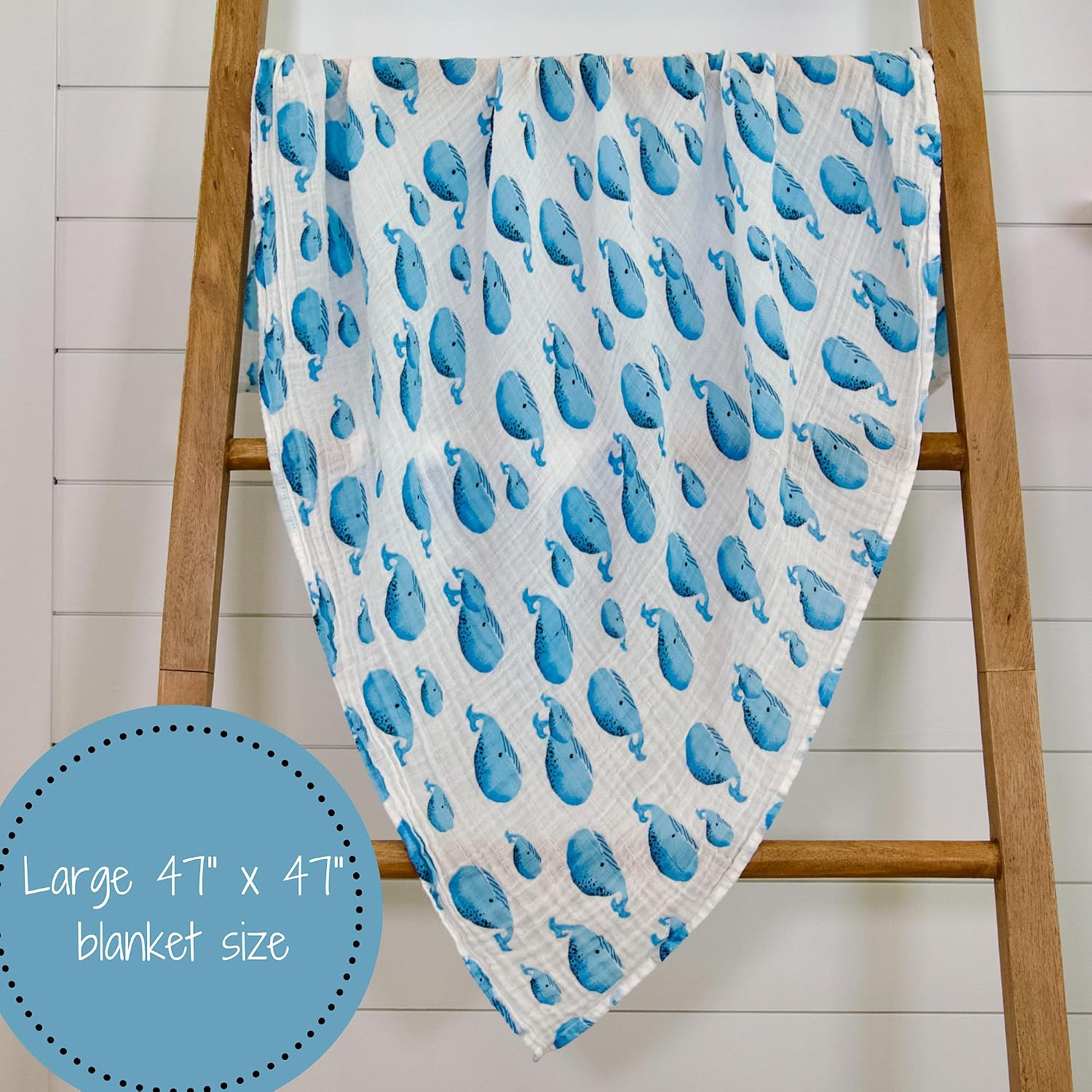 Thumbnail 6 de LollyBanks Muslin Swaddle Blanket, 100% Organic Cotton