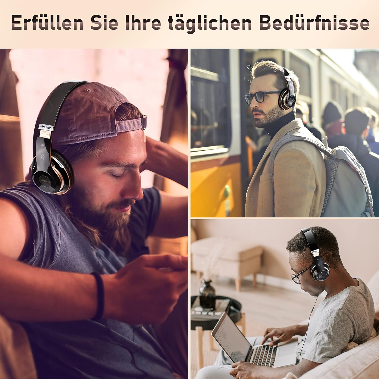 Thumbnail 5 de Lankey Sound Kopfhörer Over‑Ear 65 Std