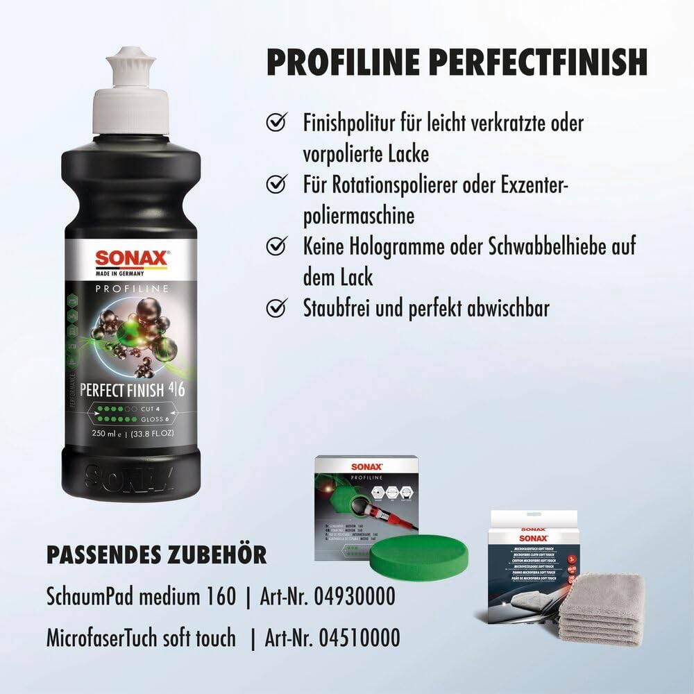 Thumbnail 3 de SONAX PROFILINE PerfectFinish 250 ml – Finishpolitur für 1-stufige Lackreparaturen