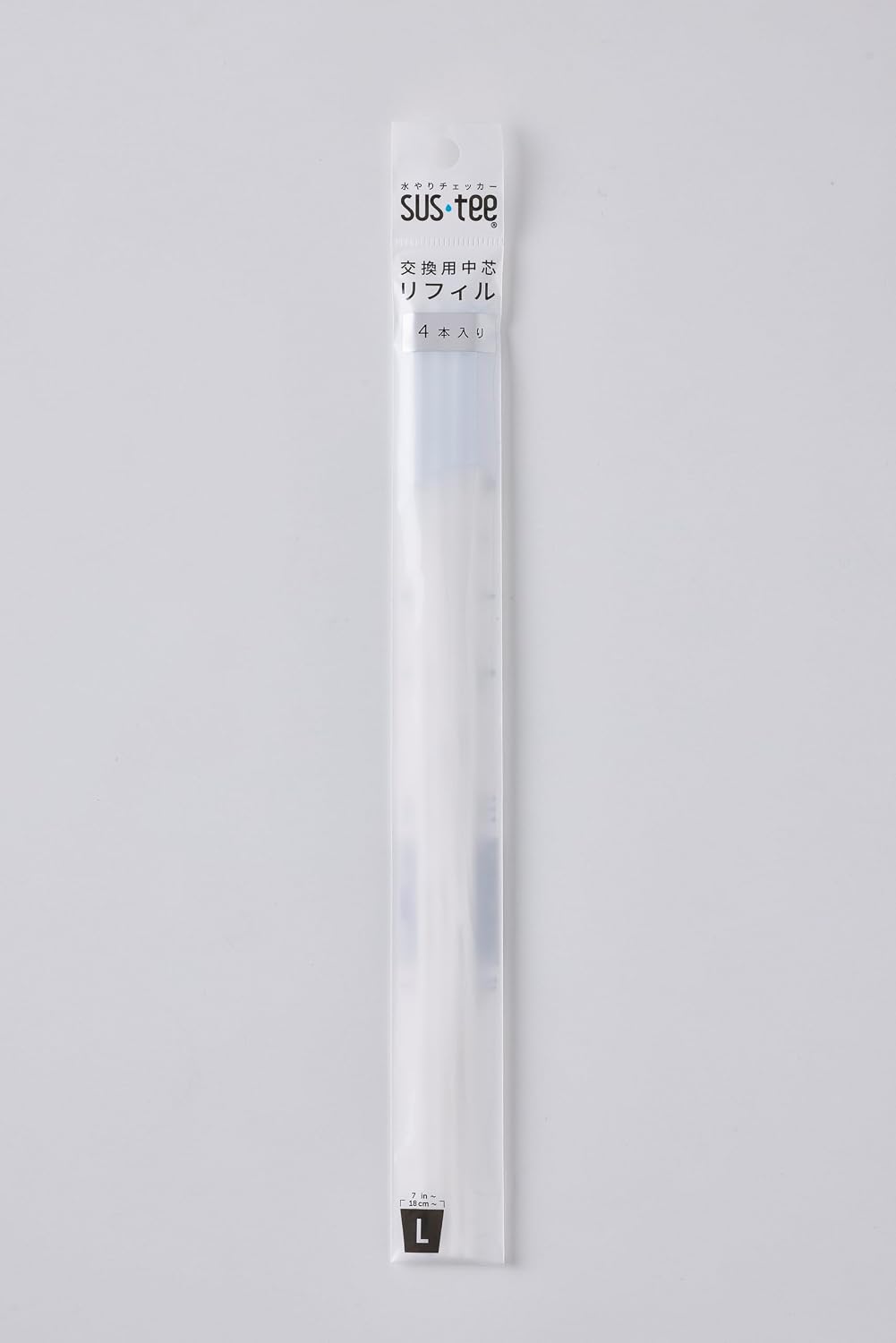 Detalle de SUStee(サスティー)Lサイズ リフィル 4本セット|水やりチェッカー交換用中芯