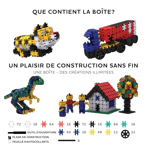 Detalle de Nano Clics Creative Builders 500 — Blocs de construction pour enfants à partir de 8 ans (Clics)