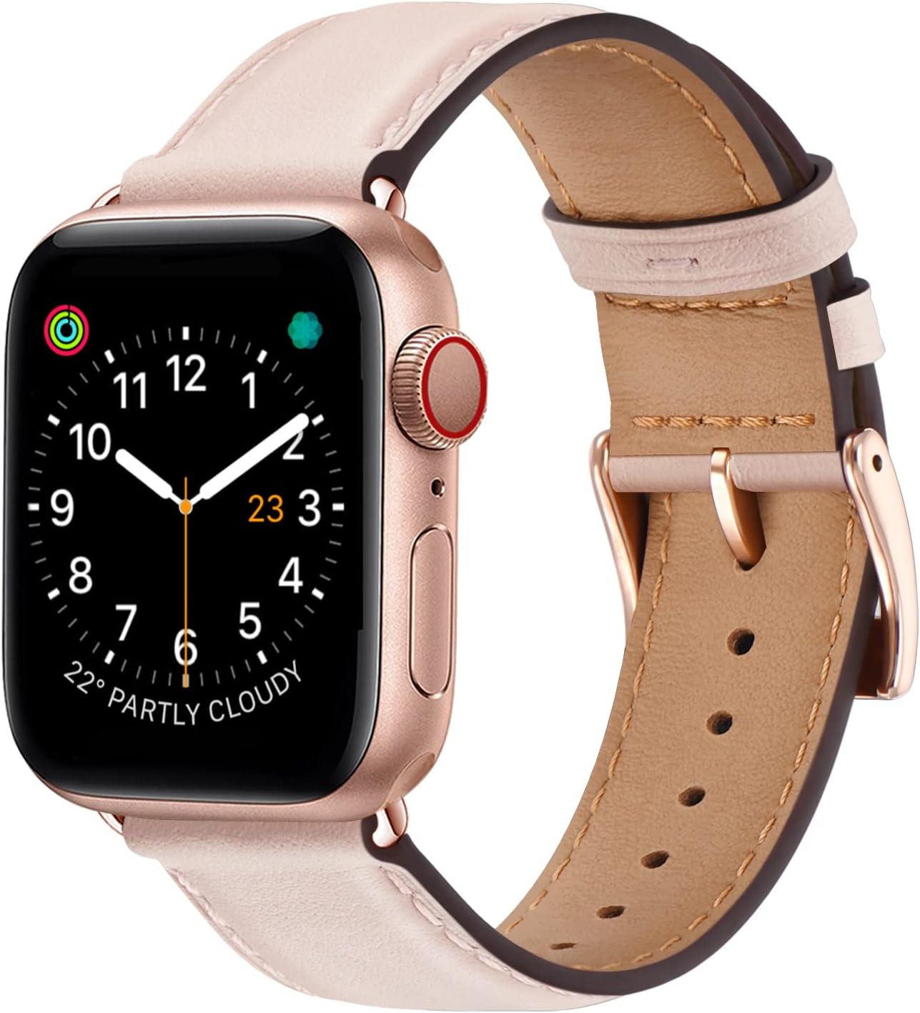 Thumbnail 6 de SUNFWR Leather Strap 44mm Black