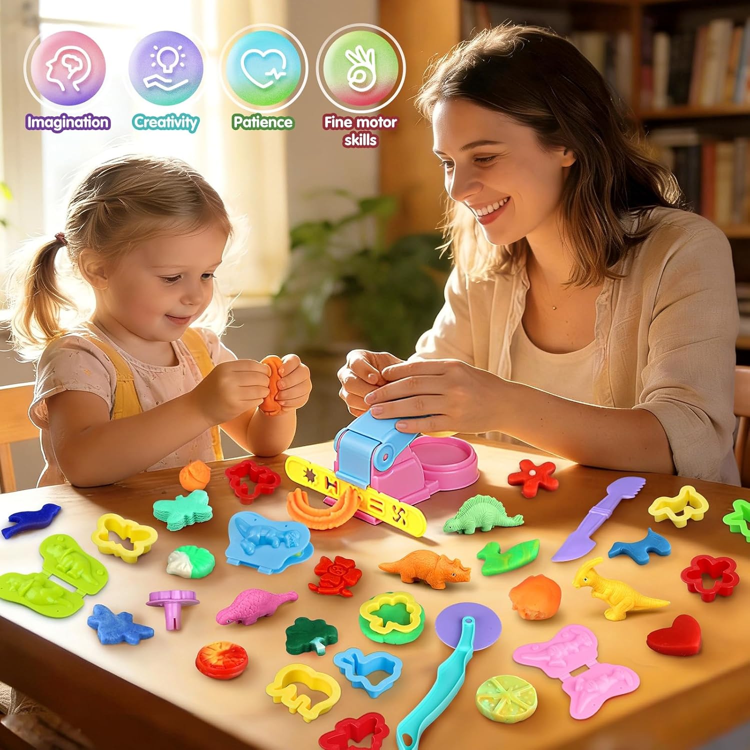 Detalle de VConejo 26-Piece Dough Tools Set for Kids