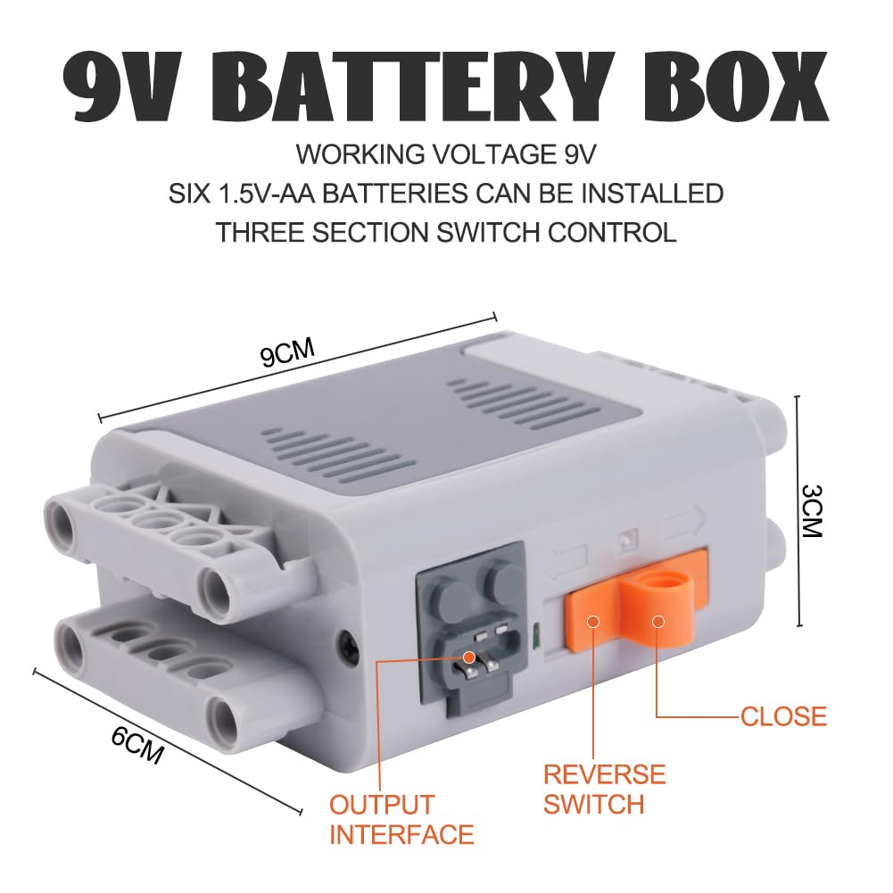 Thumbnail 1 de HOTUT servomoteur et accessoires fonction motorisés – lot de 25 pour blocs de construction télécommandés