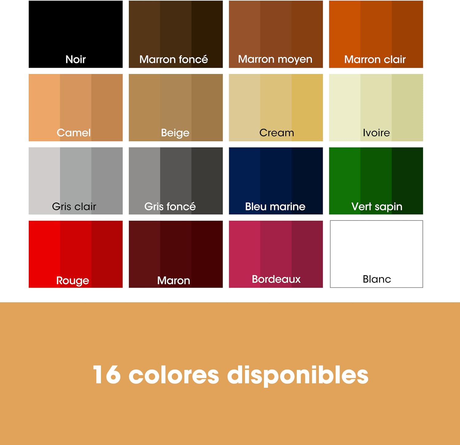 Thumbnail 2 de Furniture Clinic Baume de Recoloration du Cuir Gris Foncé