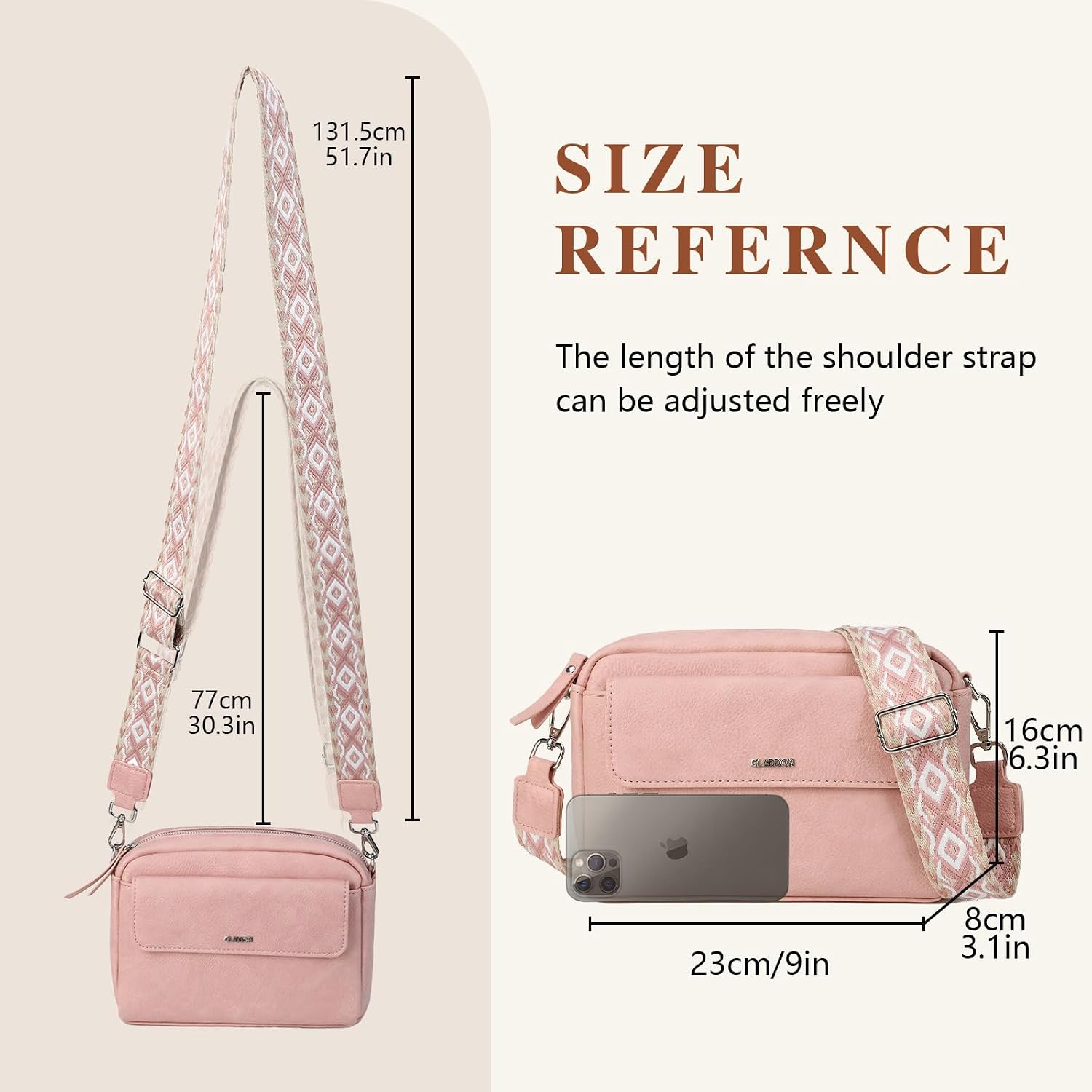 Thumbnail 5 de Gladdon sac bandoulière femme PU léger