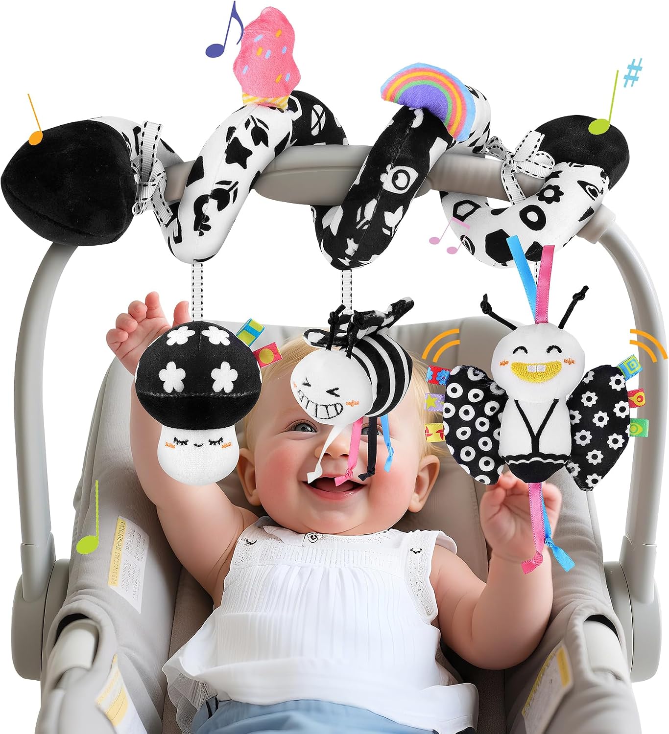 Detalle de Zendstanding Spiral Car Seat Toy 0–6 months