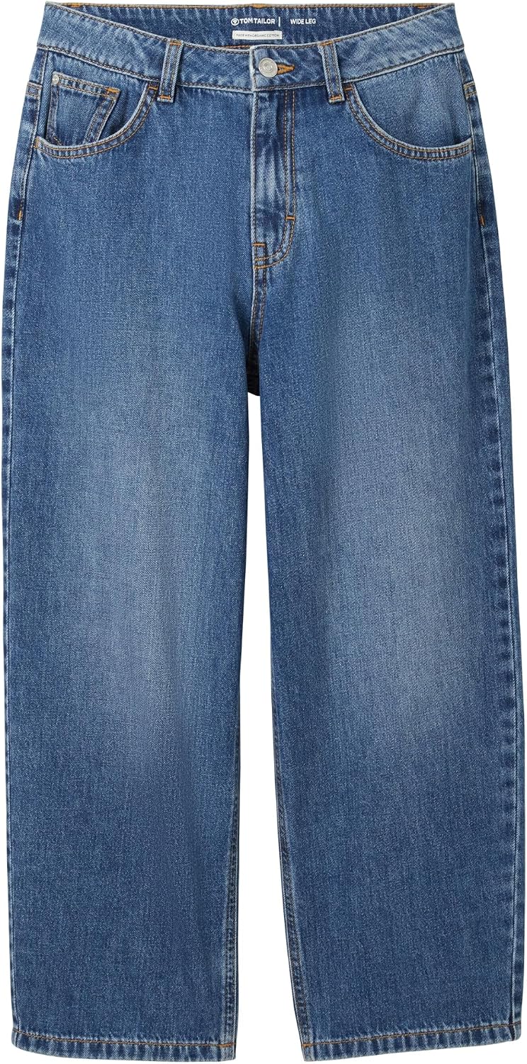 Detalle 2 de Tom Tailor Jungen Kinder Baggy Fit Jeans im Five-Pocket-Style