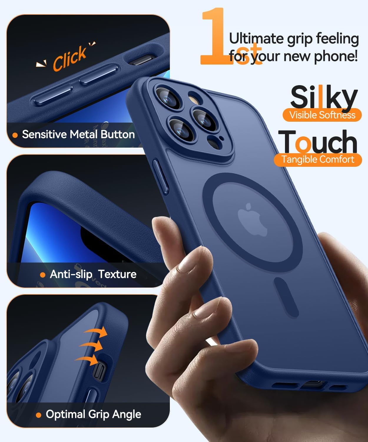 Thumbnail 4 de CANSHN Funda Magética iPhone 13 Pro Max 🌌 Protec. Total Cámara