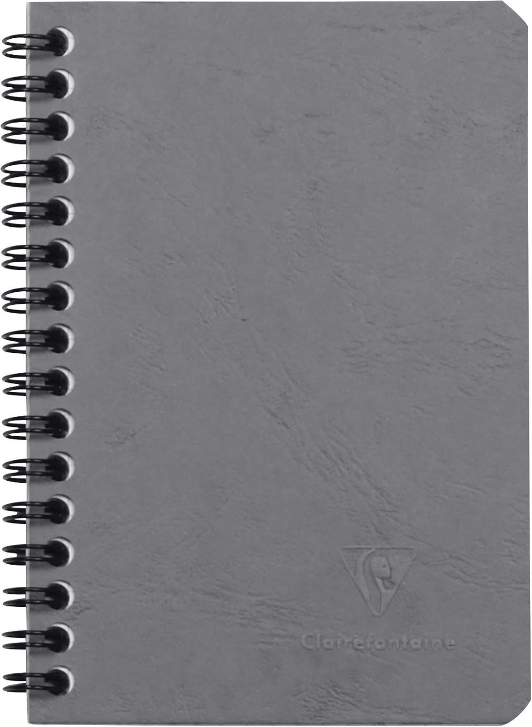 Detalle 2 de Clairefontaine 785322C Age Bag Quaderno a spirale rosso A5, 100 pagine a quadretti piccoli, carta Bianca 90 g, copertina lustrée cuoio