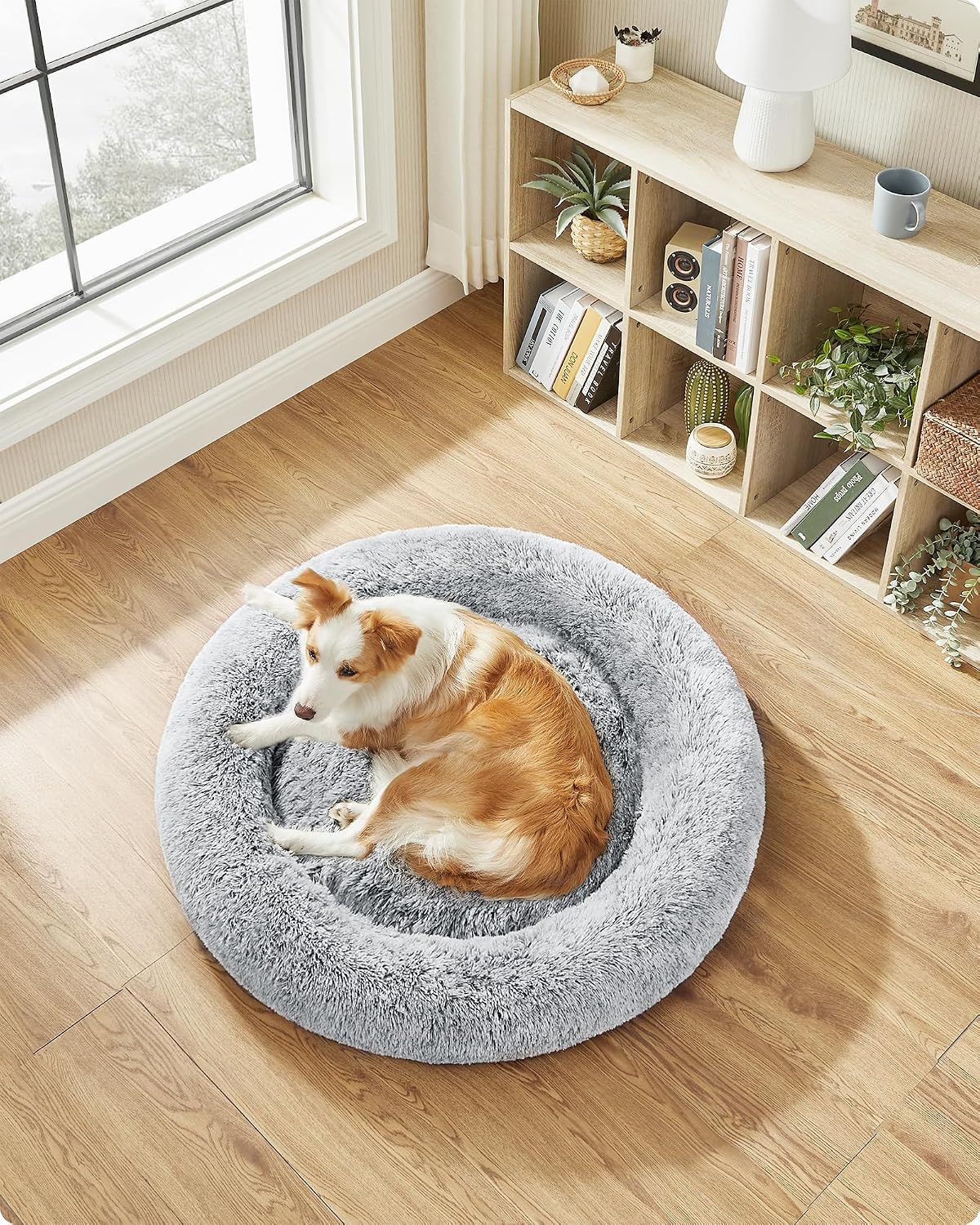 Detalle de Feandrea Hundebett Donut Kissen 100 cm