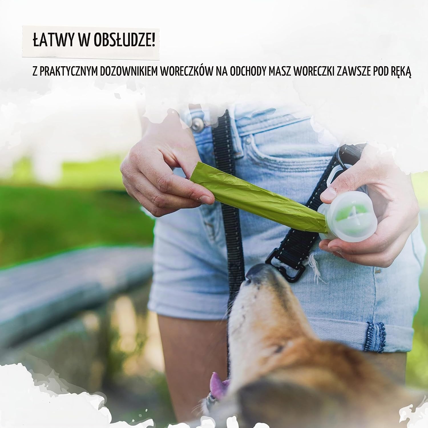 Detalle 1 de Rudelkönig woreczki na psie odchody, 270 szt. z dozownikiem, 95% z recyklingu