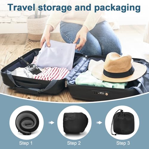 Thumbnail 6 de Purecas Memory Foam Travel Neck Pillow with 360° Support