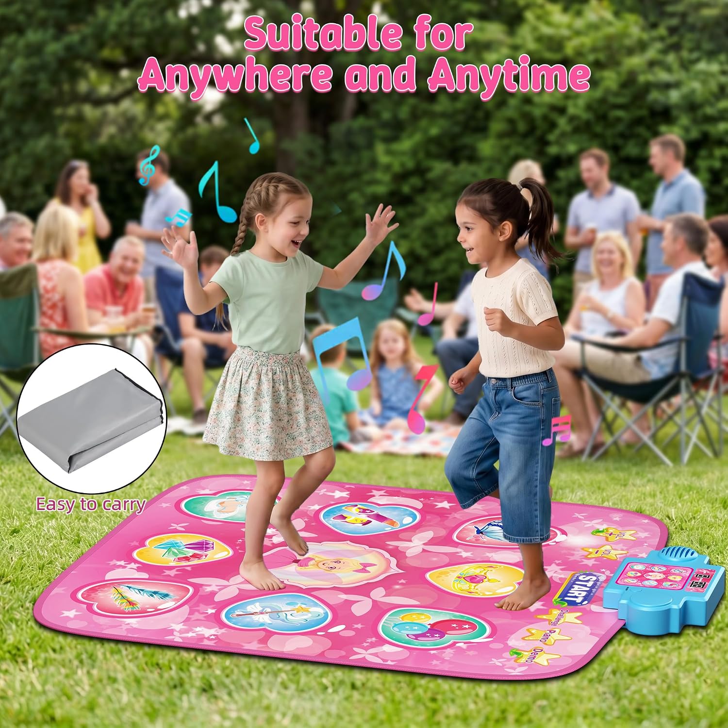 Thumbnail 5 de LZFYMXOK Dance Mat for Kids 3-12 – 9-Button Electronic Dance Pad with 3 Modes and LED Score
