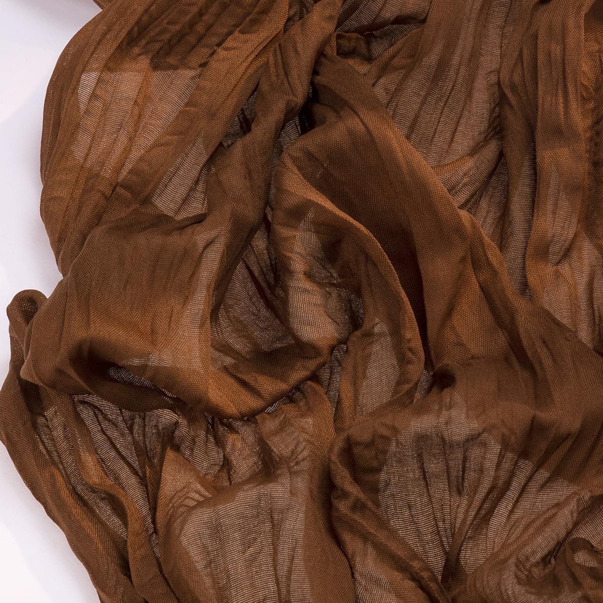 Detalle 2 de Socomi 10pcs Brown Cheesecloth Table Runner 120" ๐ท