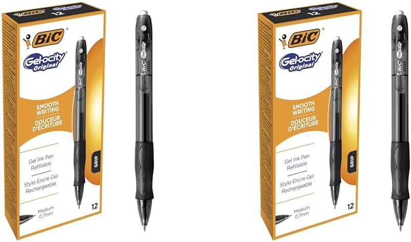 Detalle 2 de BIC Gel-ocity Original Gel-Roller Blau – 12er Pack, nachfüllbar