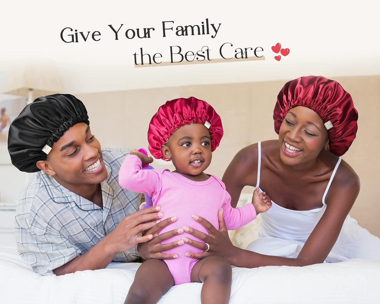Thumbnail 6 de YANIBEST Adjustable Satin Bonnet for Sleeping, Double-Layer Hair Protection