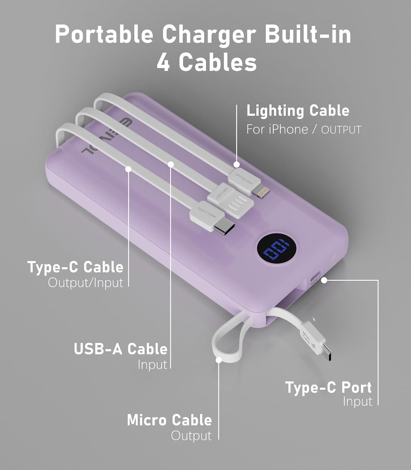 Detalle de Portable charger 10,000mAh