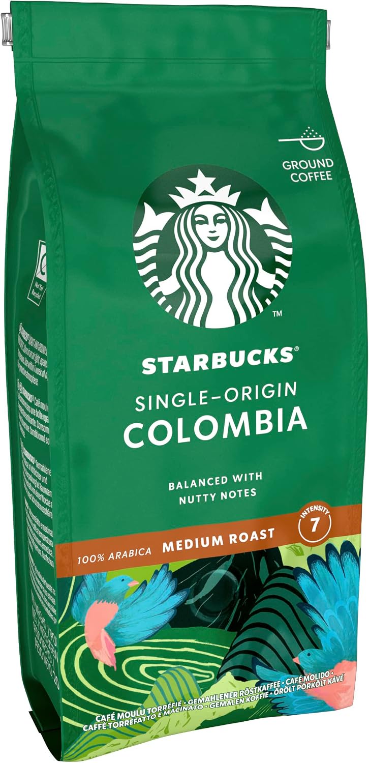 Detalle 2 de STARBUCKS Colombia Café Molido Tostado Medio 200g ×6