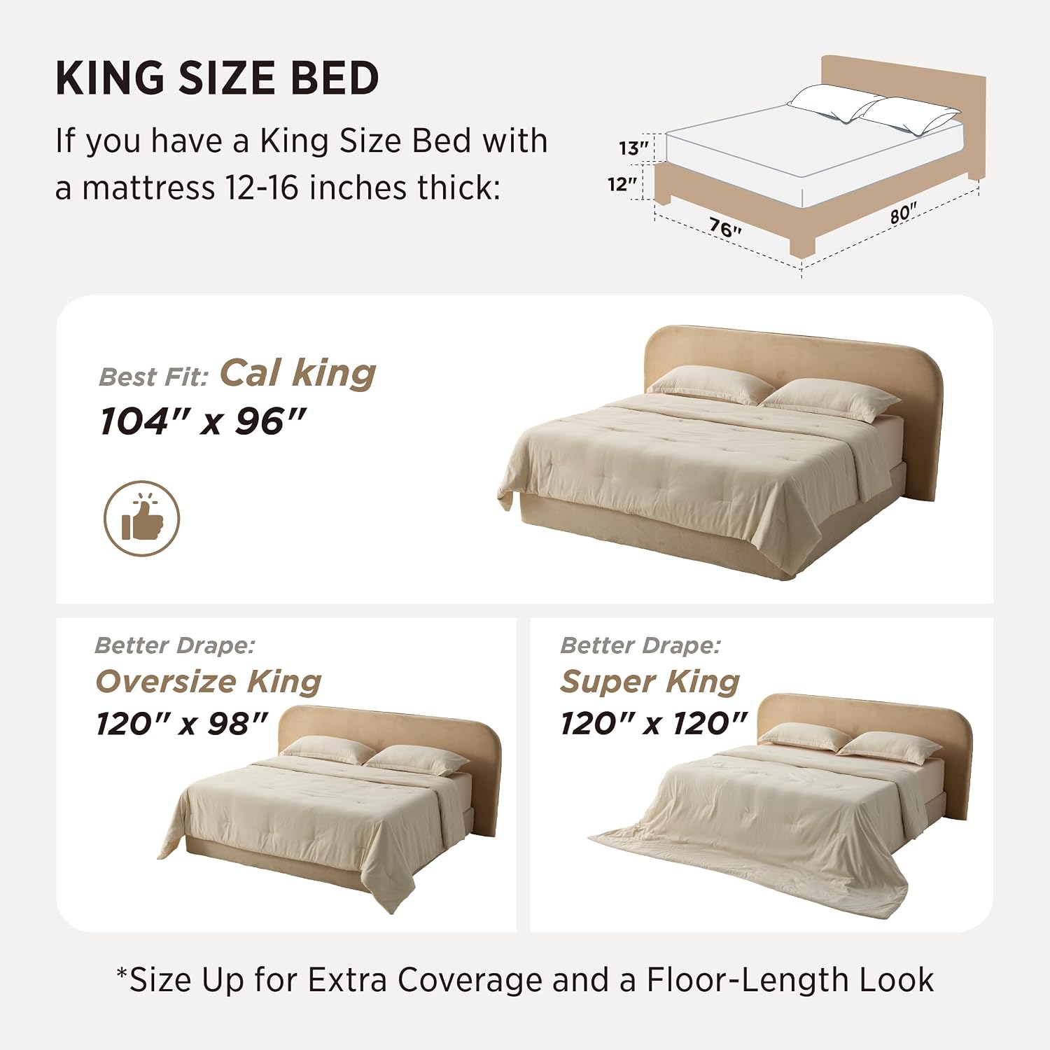 Thumbnail 6 de Bedsure California King Comforter Set
