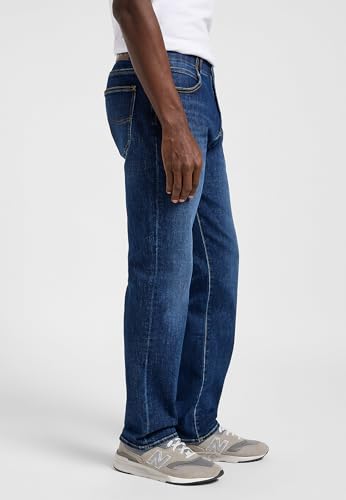 Detalle de Lee Straight Fit Xm Jeans para Hombre (Midmoor, 32W / 32L) – comodidad y salón de uso diario
